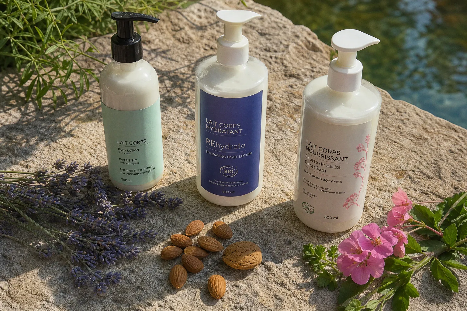 Laits hydratants bio : le test de trois soins pour le corps