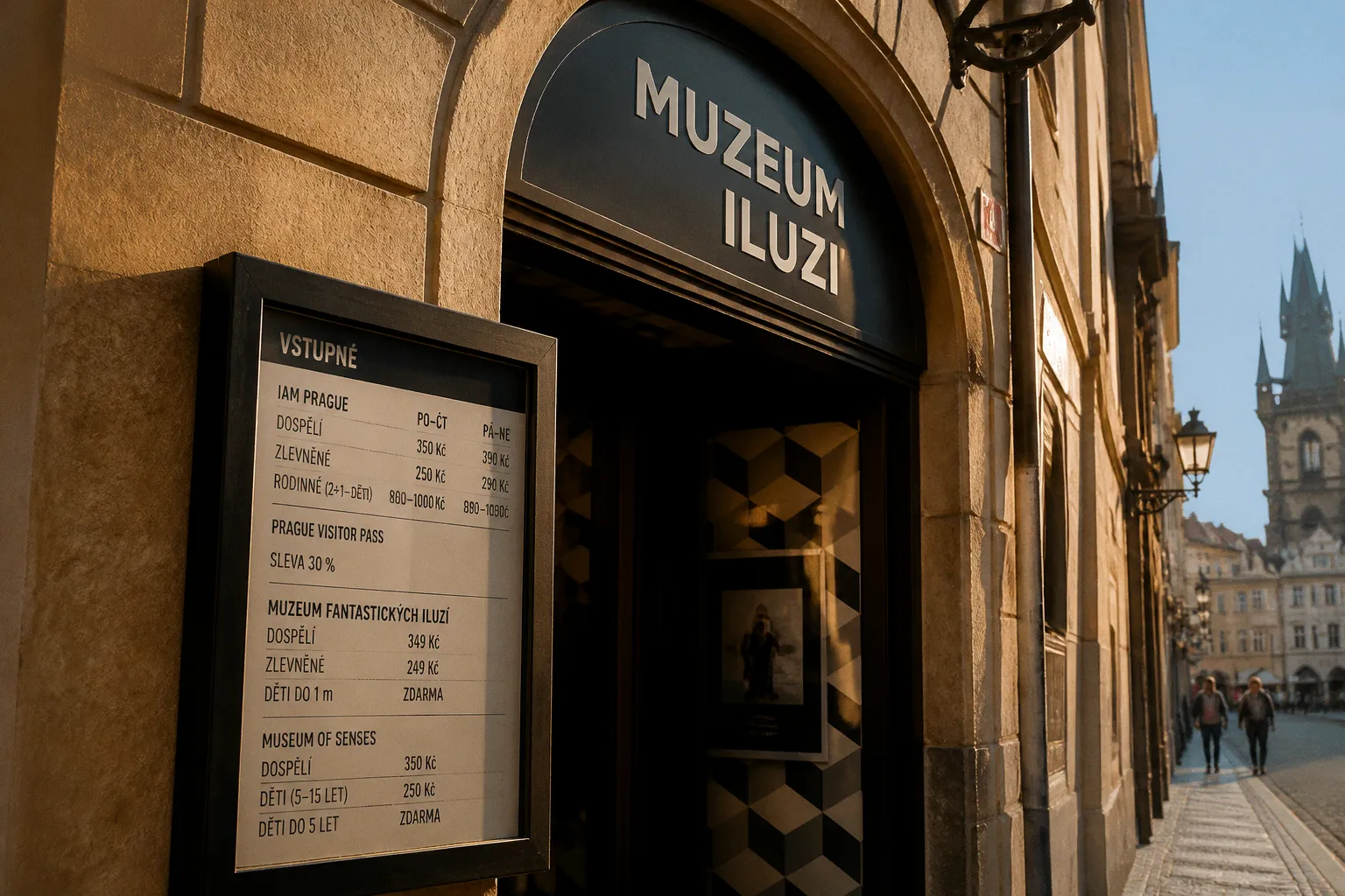 Musée d'art de l'illusion de Prague : comparatif des billets