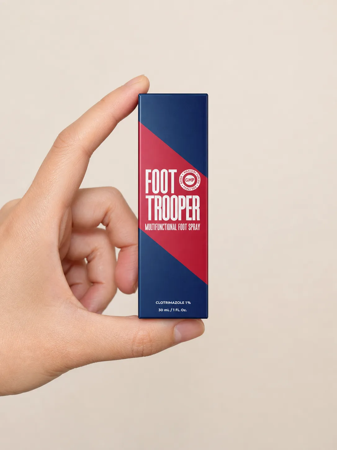 Foot Trooper-fungus remedy — le produit en main