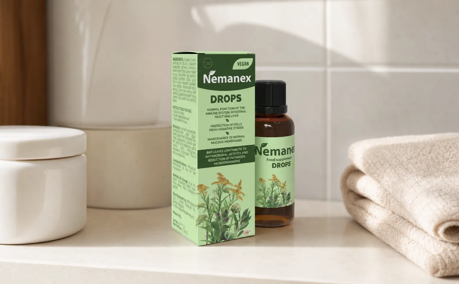 Nemanex Cystitis — le produit au quotidien