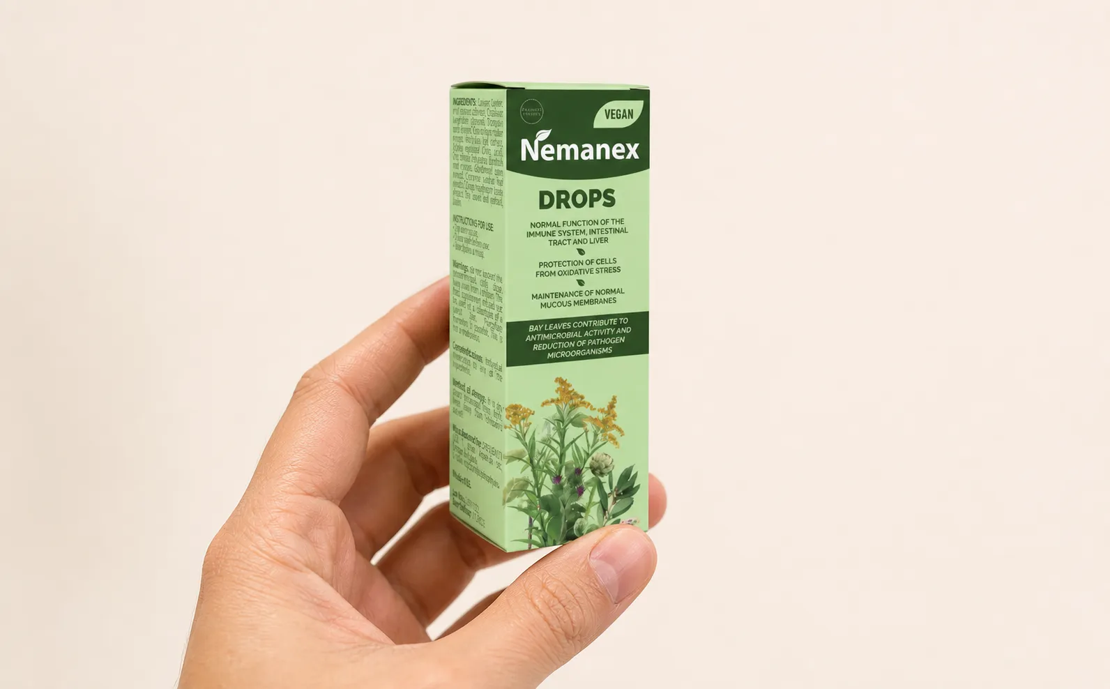 Nemanex Cystitis — le produit en main