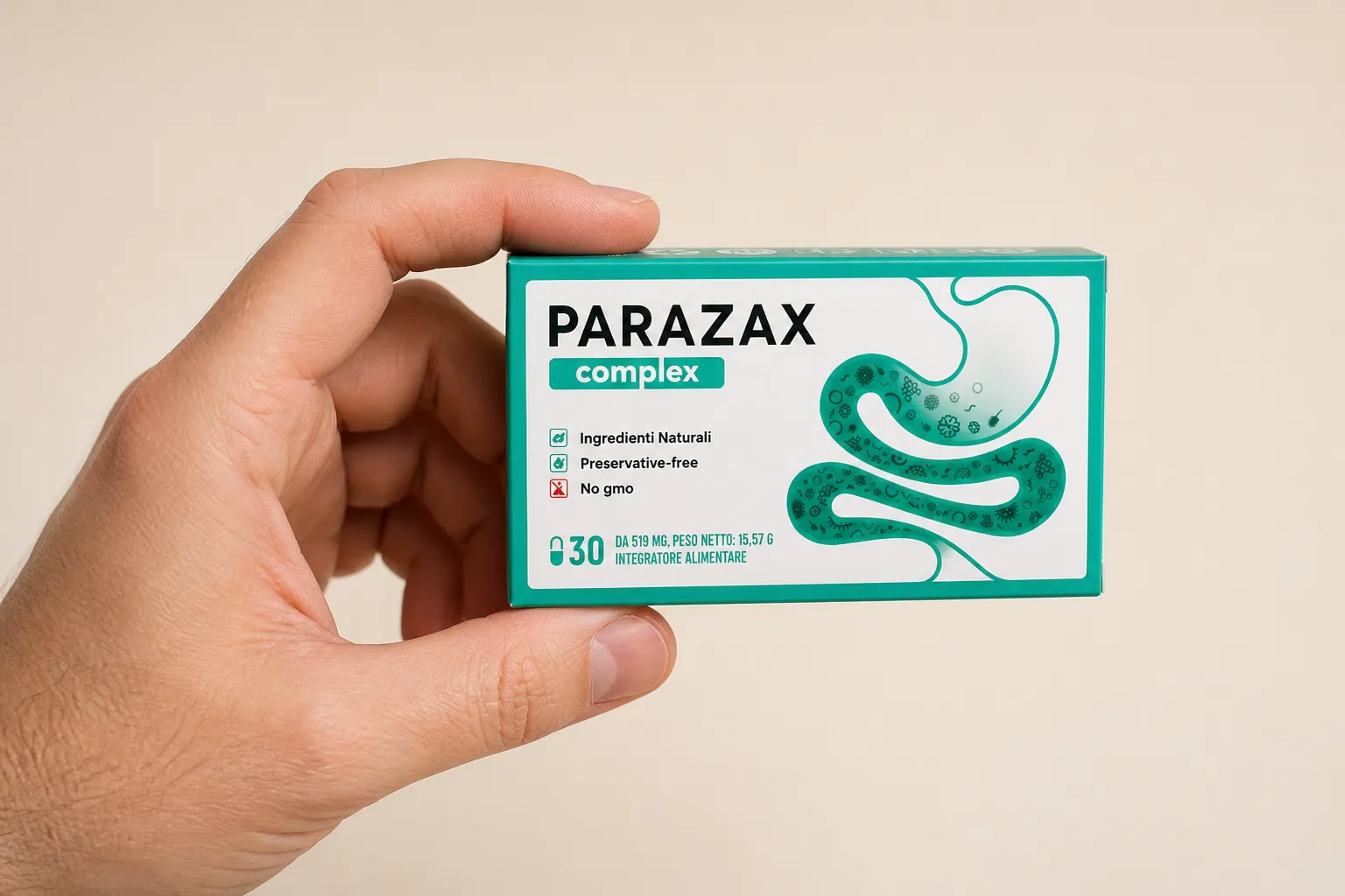 Parazax Complex — le produit en main