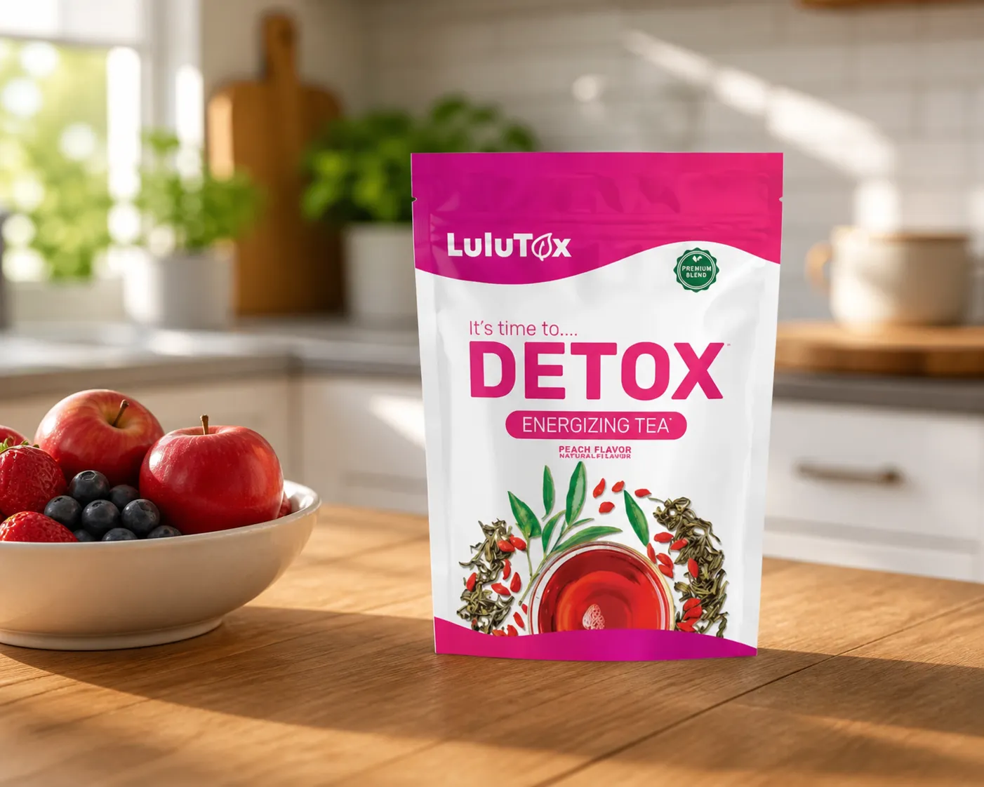 Lulutox Detox Tea HCTC — le produit au quotidien