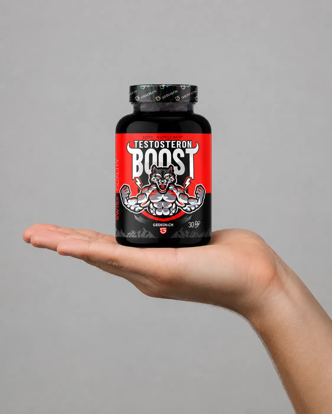 Testosteron Boost — le produit en main