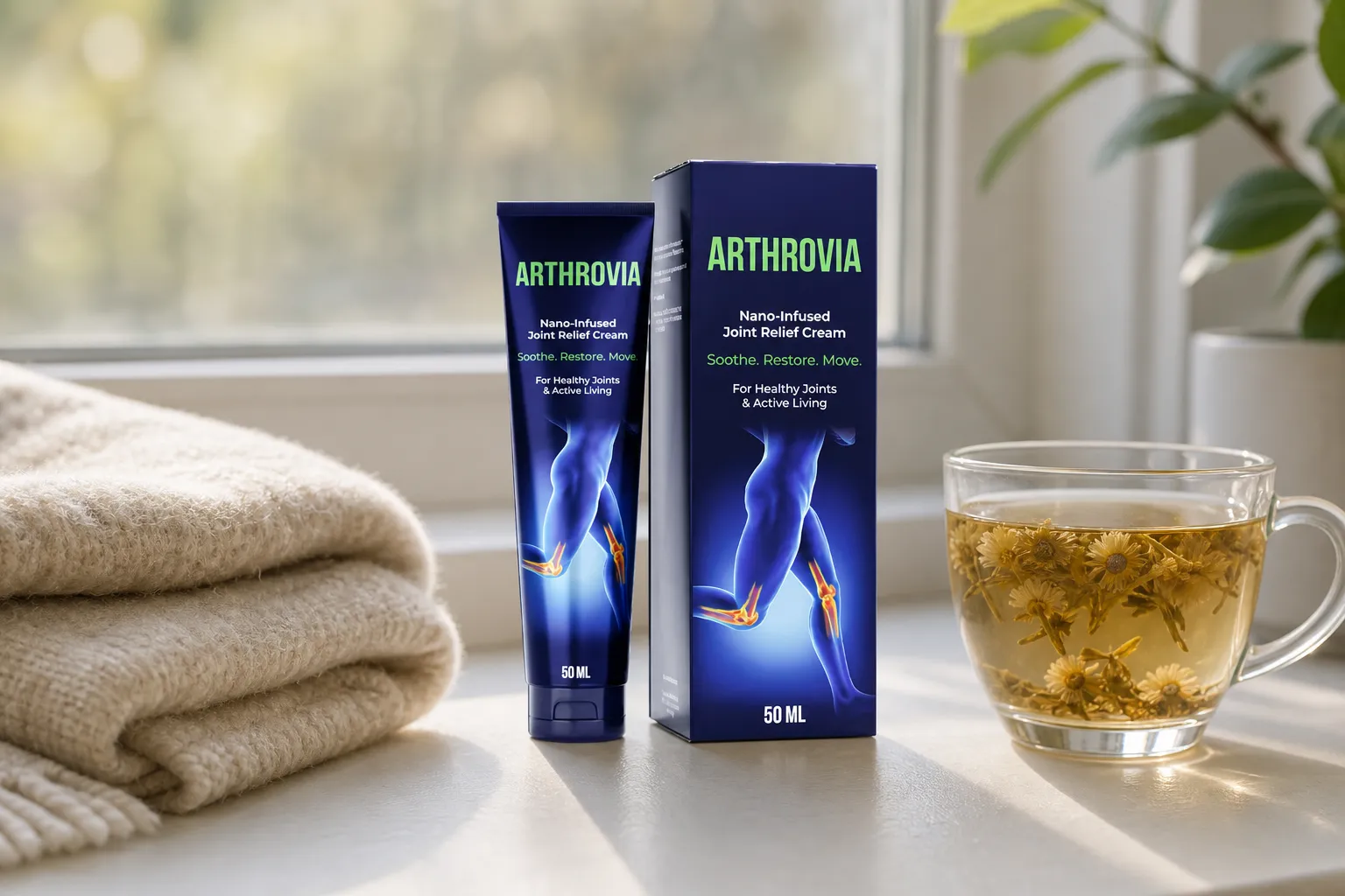 Arthrovia — le produit au quotidien