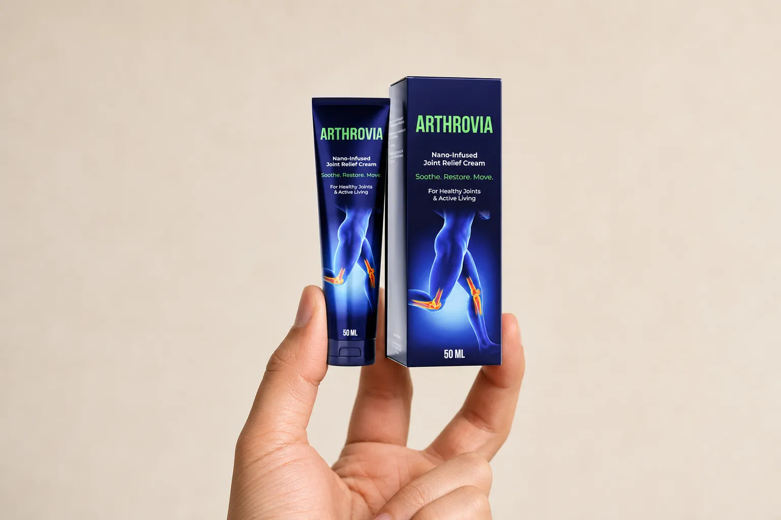 Arthrovia — le produit en main