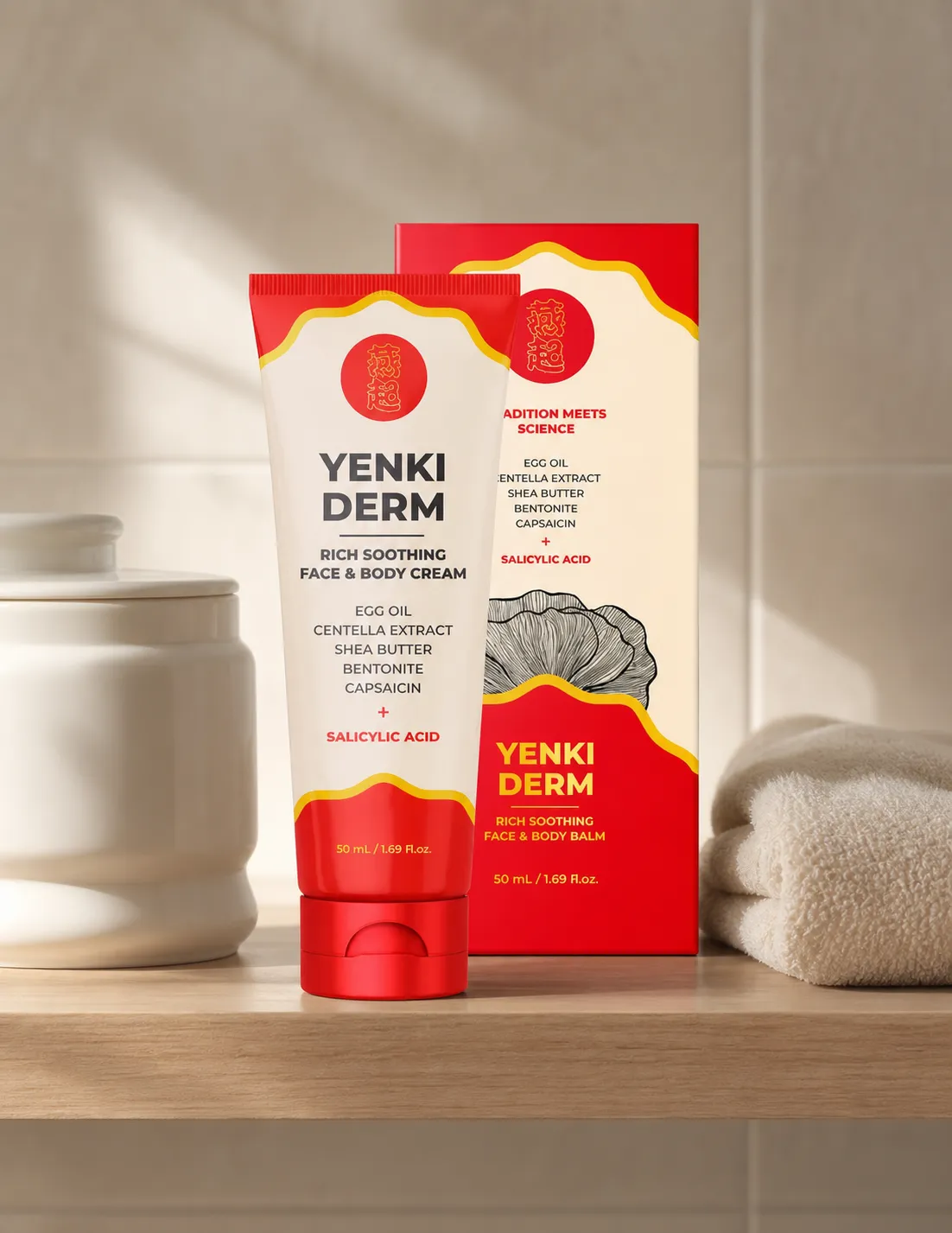 Yenki Derm — le produit au quotidien