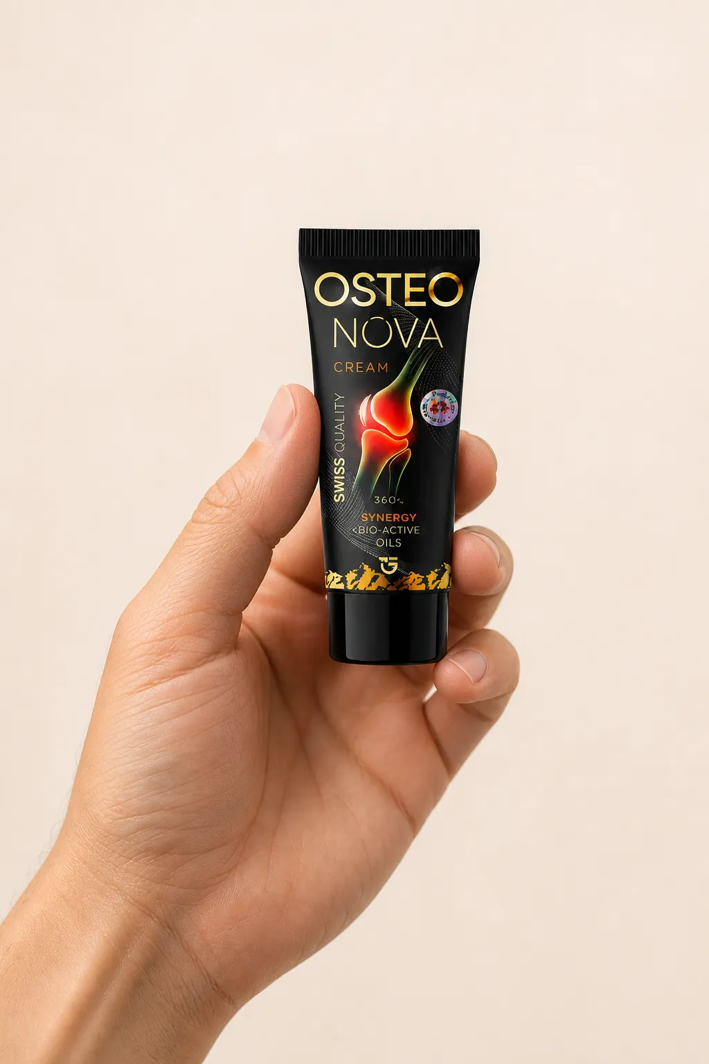 OsteoNova cream — le produit en main
