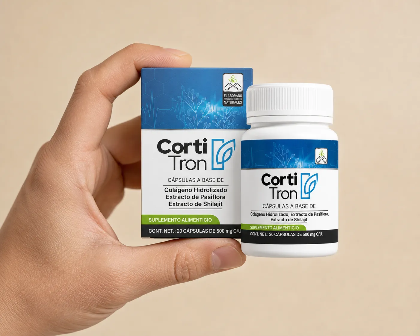 Cortitron — le produit en main