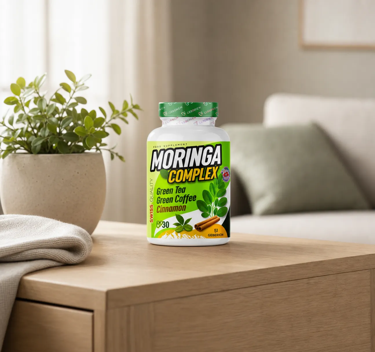 Moringa Complex — le produit au quotidien
