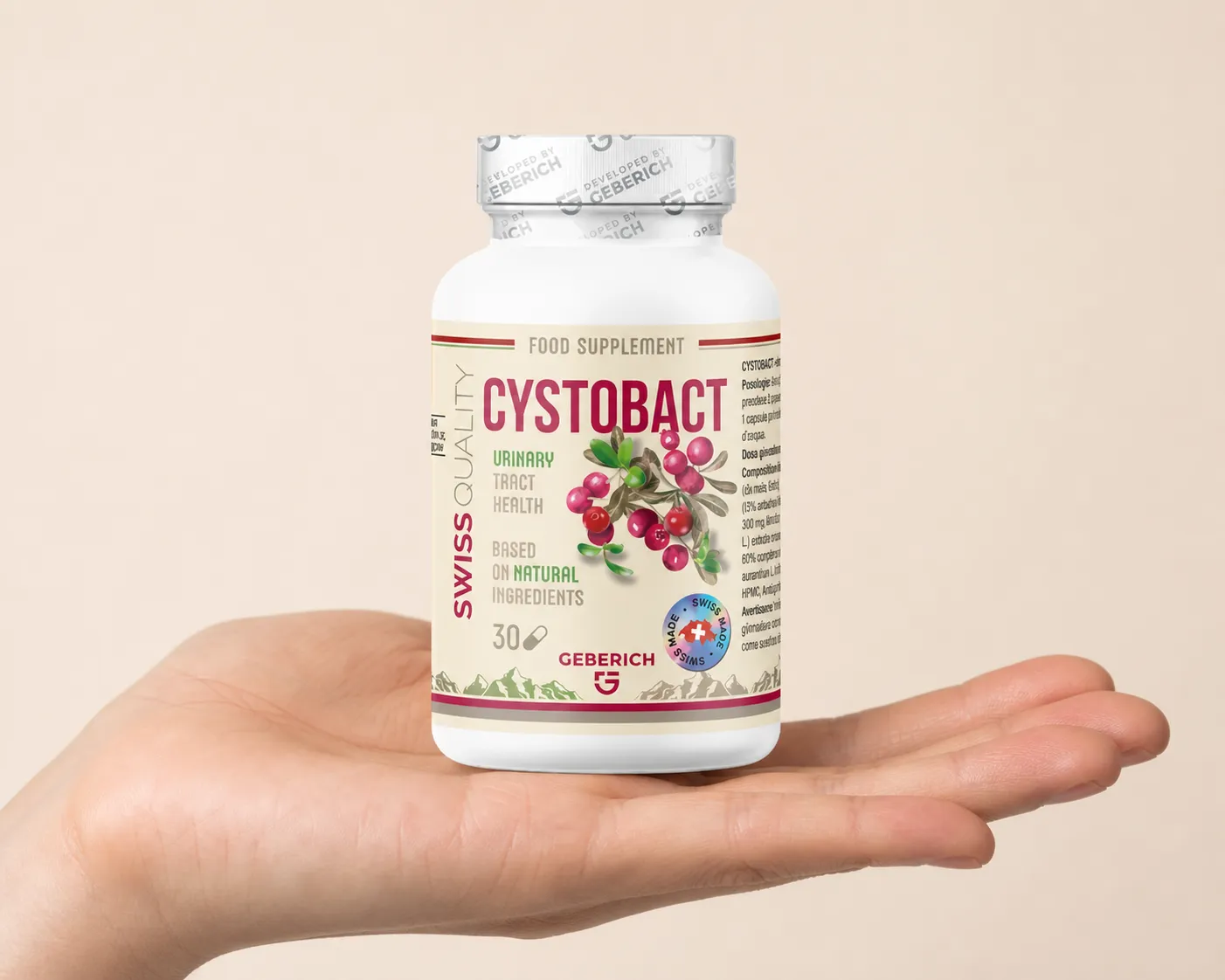 CYSTOBACT — le produit en main