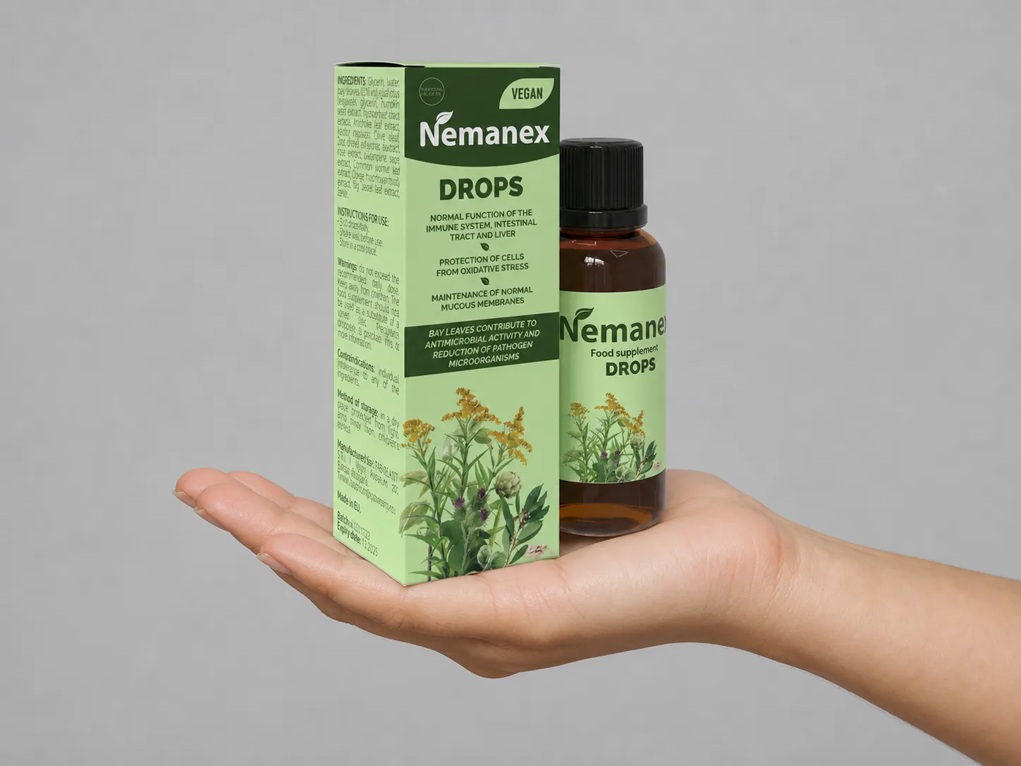 Nemanex — le produit en main