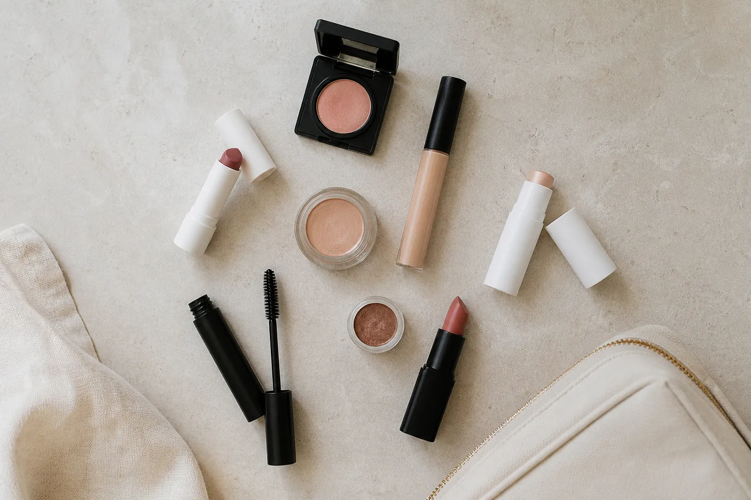 Trousse de voyage : 9 essentiels beauté pour se maquiller léger
