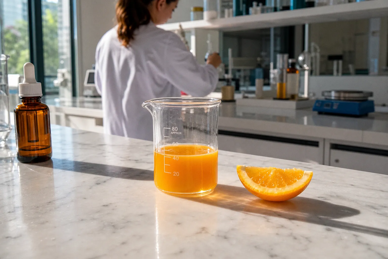 Vitamine C bio : le test de stabilité de nos formules